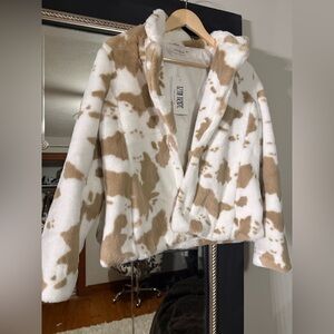 12th Tribe cow print jacket